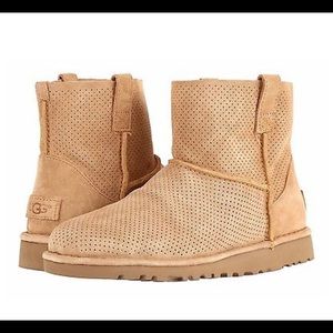 UGG Classic Unlined Mini Perf Booties